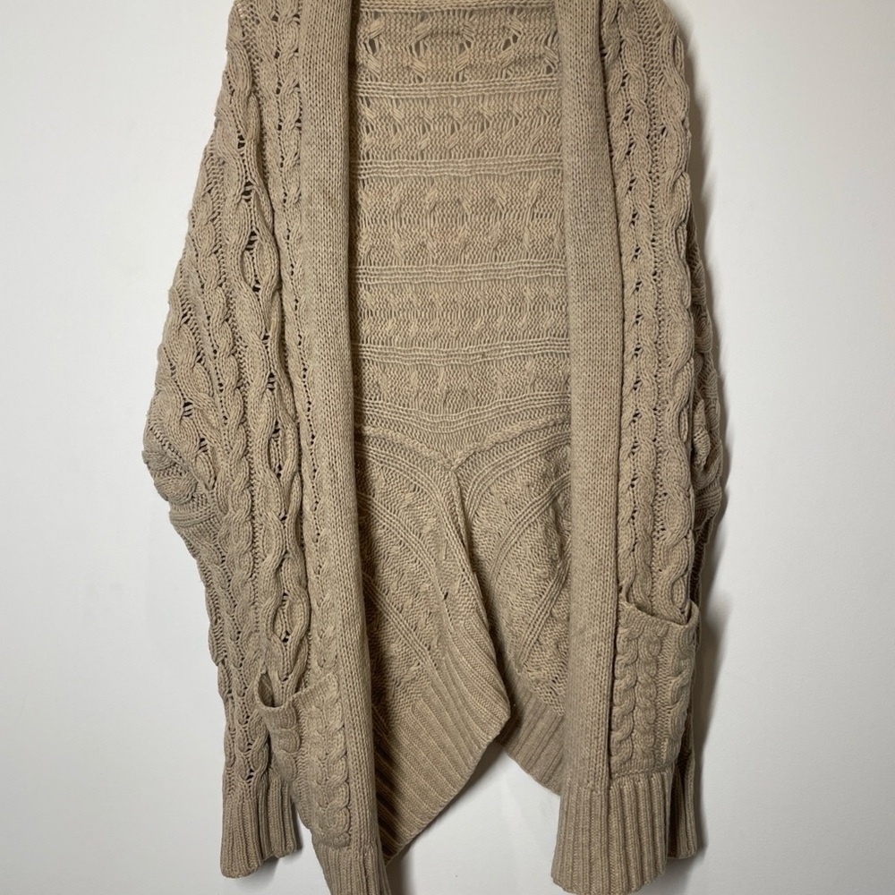 Vince Cocoon Chunky Knit Cardigan Sweater